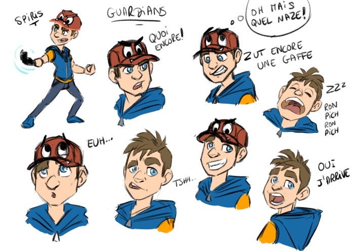 Feuille d'expressions de personnage